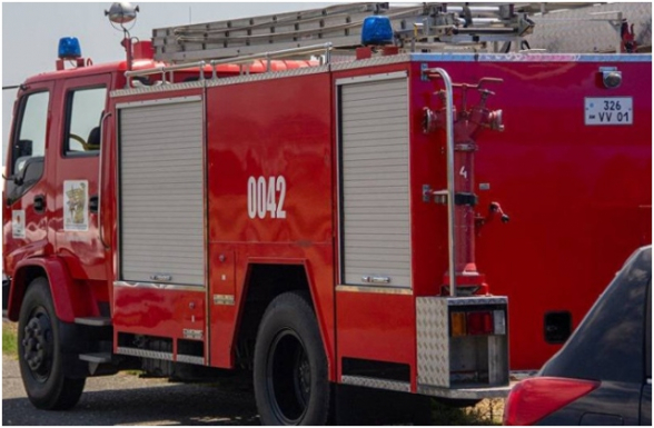 Երևանում բեռնատար է այրվել. կա տուժած